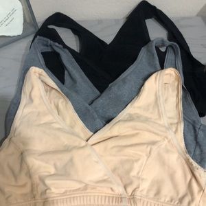 Nursing  bras three pairs